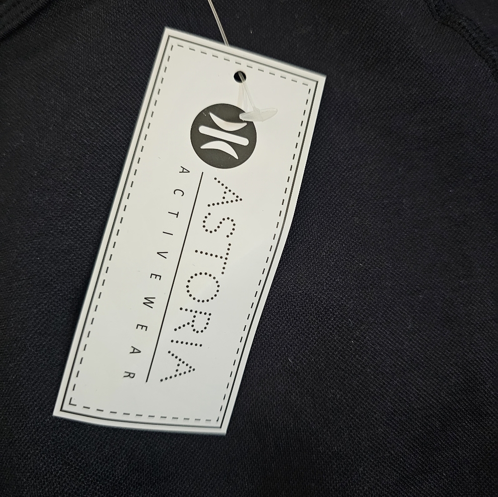 Astoria Activewear Black Workout Top | Women’s Athletic Tank Gym Fitness NWT - Picture 2 of 9
